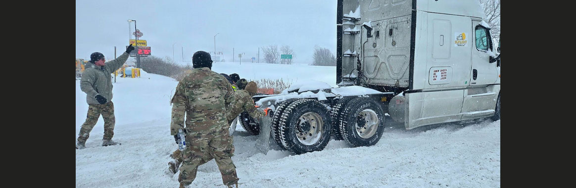 National Guard Members Respond to Winter Weather in 15 States